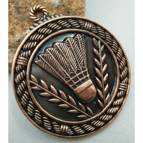 Ribbons medal Manufacturers Selling Badminton Medal School Activities Unit Match Zinc Alloy Ribbons Gymnastics Metal Special