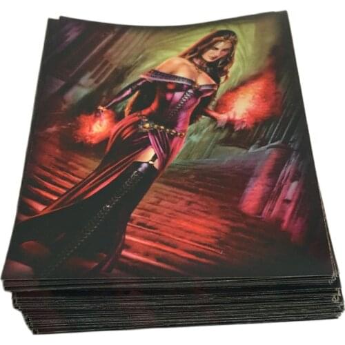 Liliana Art 60pcs/pack 66*91mm Trading Card Sleeves, Liliana cover Deck Protector for board games and trading cards collection