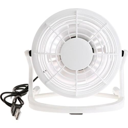 M5TE Mini Portable Super Mute Plastic USB Fan Desk Cooling Laptop Notebook PC Cooler