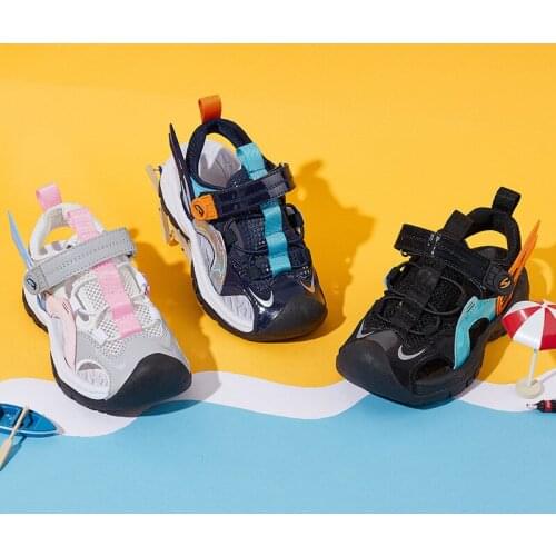 2021 Summer New Boys' Shoes Baotou Beach Sandals Girls Fashion Breathable Sandals
