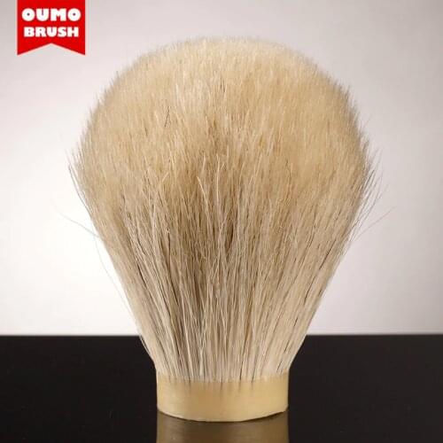 OUMO BRUSH-high quality white horse hair knot shaving brush knots