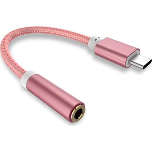 Lighting To 3.5mm Jack Audio AdapterFor Samsung Galaxy Huawei Xiaomi Earphones Type C Connector Stereo Music Adapter Cable New