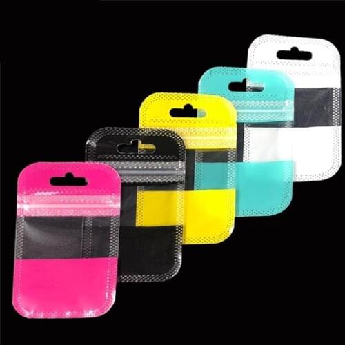 50pcs/lot Makeup Tools Plastic Bags Portable Cutlery Supplies Plastic Bags Jewelry packaging,mini ring buckle packaging bags