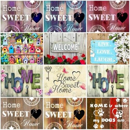 Self-adhesive Wallpaper "Home Sweet" Wall Stickers Posters Graffiti Street Art Wall Art Picture Wall Decor Home Decoration