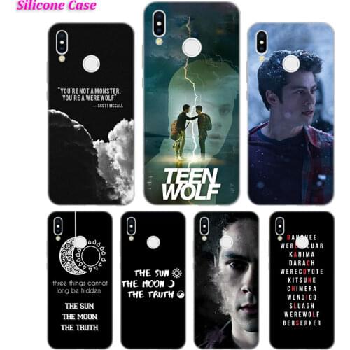 Silicone Case Teen Wolf story for Huawei P Smart 2019 Plus P30 P20 P10 P9 P8 Lite Mate 20 10 Pro Lite Nova 3i Cover