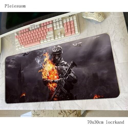 Warface mats 700x300x3mm thick gaming mouse pad big keyboard mousepad locked edge notebook gamer accessories padmouse mat