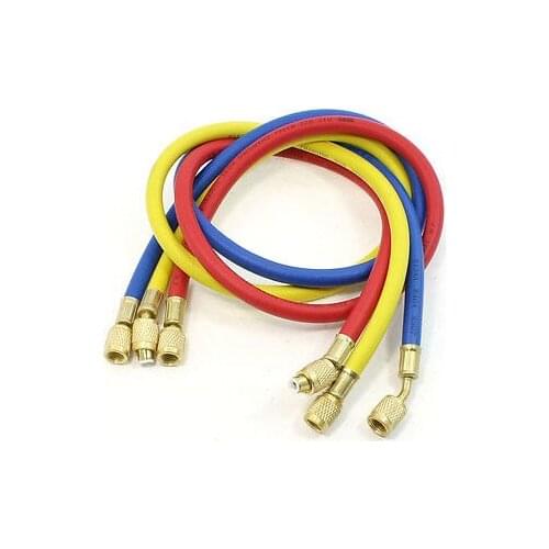 Female to Female 1/4" NPT Thread Adapter Refrigeration Charging Hoses 600PSI Free shipping