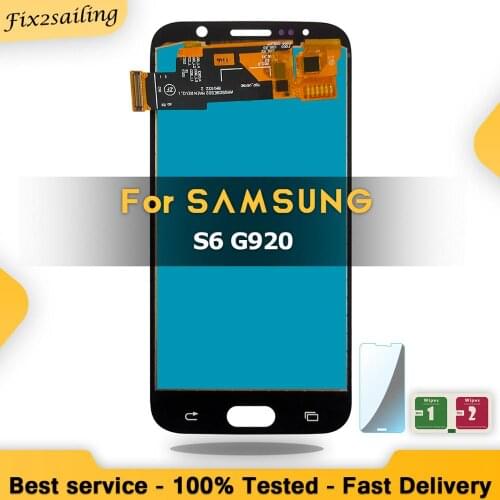 TFT INCELL LCD For SAMSUNG GALAXY S6 G920 G920F SM-G920F G920FD Display Touch Screen Assesmbly Repair Parts 100 Tested Workable