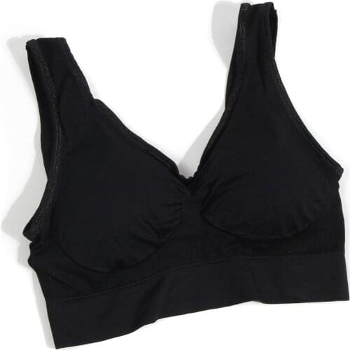 1pcs Sexy Women Seamless Bra Cotton Shockproof Support Bra Style Fitness Genie Seamless Underwear Fitness Vest Bra