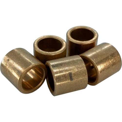 2pcs/lot 14x18x16mm Oil Sintered Bronze Plain Bearing Bush 14mm Shaft Truck Starter Gear Start Motor Slide Linear Brass Bushing
