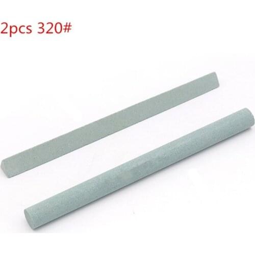 2pcs Silicon Carbide Whetstone Knife Stone Sharpening Chisel Millstone Grinding Metal Polishing