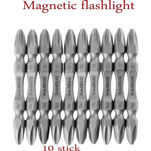 5/10PCS Double-head Screwdriver Magnetic Cross Non-slip Hand Tool Ring Bit Accessories Laoa Bits Set Two-end Screwdrivers Rigid