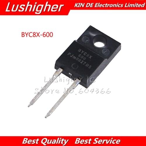 5pcs BYC8X-600 TO220-2