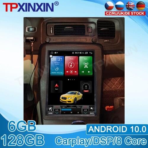 Android 10.0 6G+128GB Carplay For Volvo XC60 S60 Multimedia Player Radio IPS Screen DSP Tape Recorder Video Navigation GPS