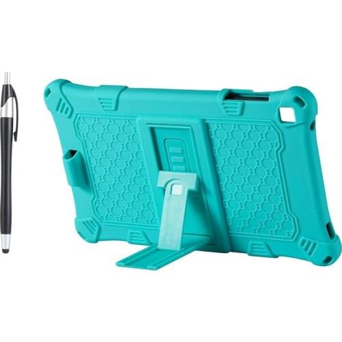 For ALLDOCUBE IPlay 8T Case 8 Inch Tablet Silicone Case Anti-Drop Tablet Case Tablet Stand with Pen