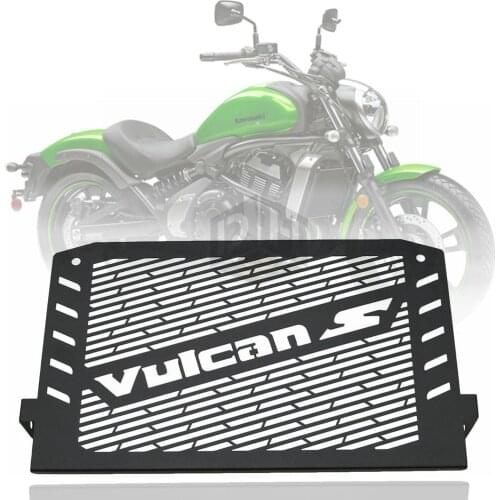 Black Motorcycle Accessories Radiator Guard Protector Grille Grill Cover For Kawasaki VULCAN S 15-16 VULCAN 650 Free shipping