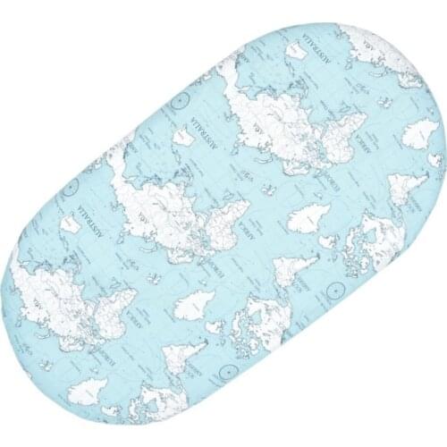 Baby Moses Basket Sheets Crib Care Changing Pad Mattress Removable Cover Printed Mini Cradle Protector
