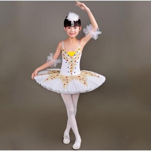 Ballet Dance Dresses Kid Professional Swan Ballet Tutu Costume for Children Ballerina Dress Ballet girl Dancewear tutu skirt