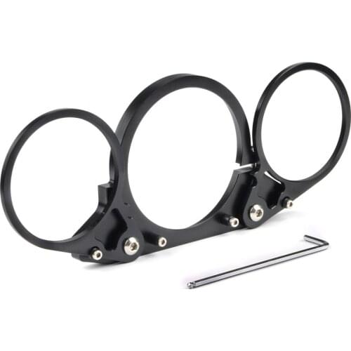 Double Flip Lens Adapter Flip Mount Holder for M67 67mm to 86mm Underwater Camera Housing Waterproof Case 67mm Filter Thread