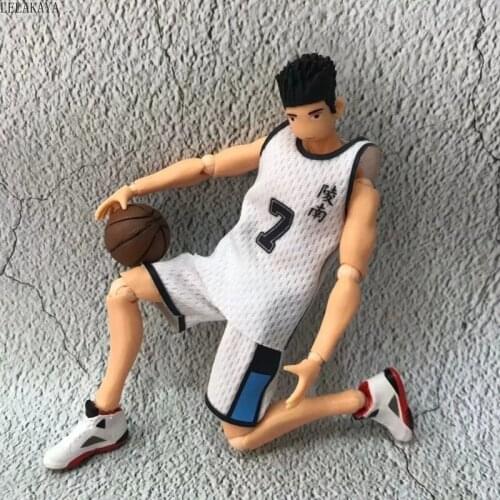 26.5cm Slam Dunk Hanamichi Sakuragi Sendoh Akira To Youth 7# Movable Anime PVC Action Figure Basketball Model Toys dropshipping