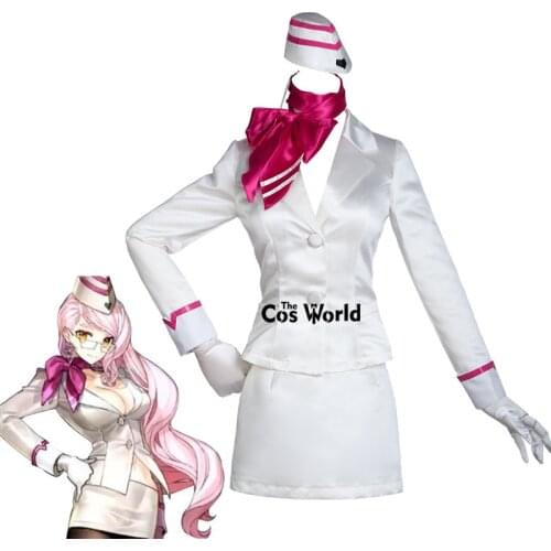 FGO Fate Grand Order Tamamo no Mae Koyanskaya Secretary Suit Uniform Dress Outfit Cosplay Costumes