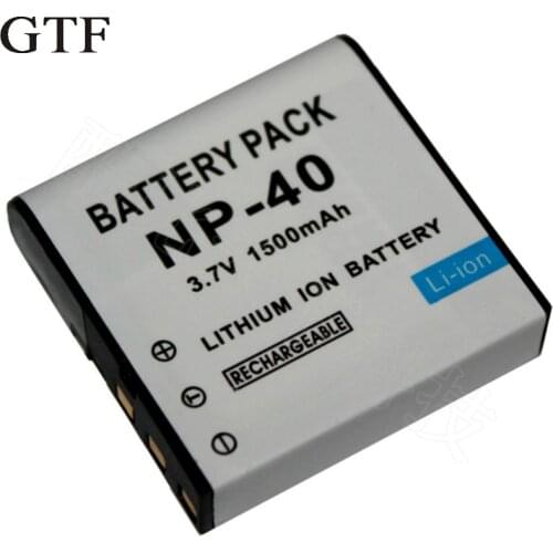 GTF 1500 mAh digital camera battery CNP40 NP-40 For EX P Z1050 Z200 Z750 Z1000 Z1200 Z1080 Z30 Z40 Z50 Z55 Z57 FC100 Z700 Z600