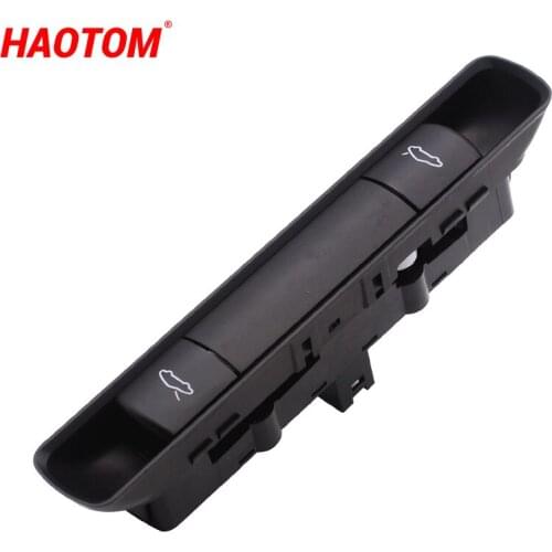 Car Hood and Decklid Release Switch for Porsche 2005-2013 911 987 997 Boxster Cayman Carrera 99761310502A05 Black