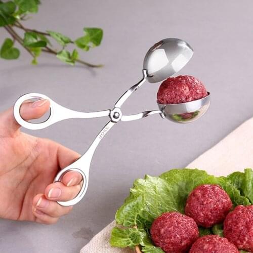 Creative 304 Stainless Steel Meatball Dumpling Machine Ice Cream Clip Dough Spoon Kitchen Gadget Maker Kitchen Tools Accessories