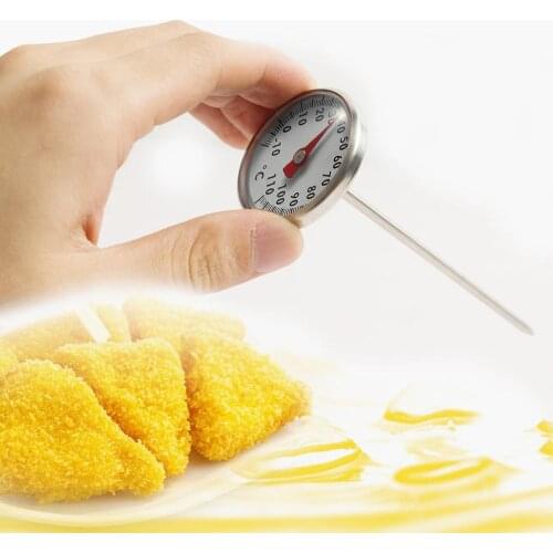 Stainless Steel -10~110 Celsius Degree Kitchen Cooking Quick Response Instant Read Craft Thermometer Meter Measurement Tools