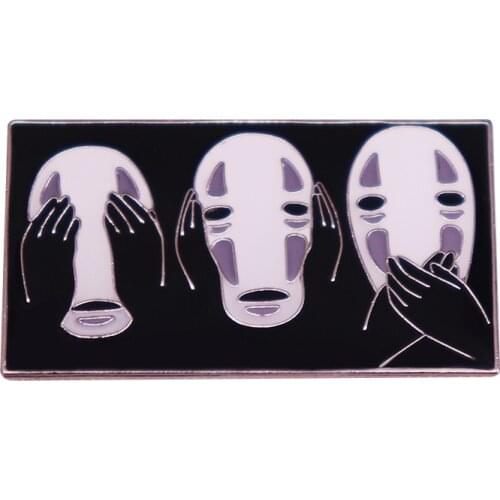 LT886 Anime Ghost Halloween Collection Enamel Lapel Pin Badge Pins Hats Clothes Backpack Decoration Jewelry Gifts for Friends