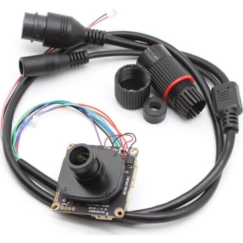 HD 3.0MP 4MP CCTV IP Camera Module Waterproof Network Security IPC board CMOS H.265 ONVIF with Weatherproof cable lens