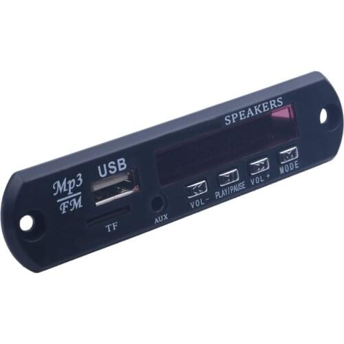 Audio Decoder Board Bluetooth Module MP3 Player LED Call APE FLAC MP3 WMA WAV decoder board FM AUX 3.5MM 12V USB TF FM