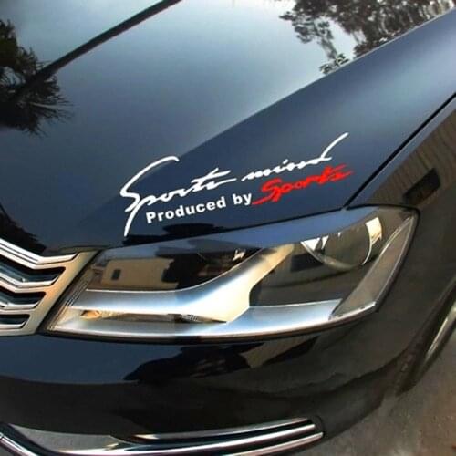 Popular car decals are waterproof, sunscreen and scratch-proof. Customizable vinyl apply to all cars 19cmx7cm