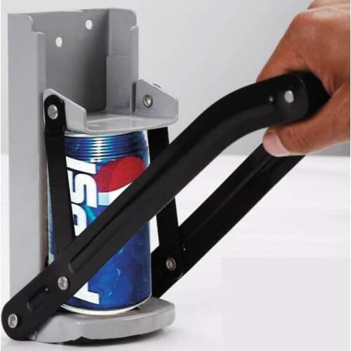 Family Use Kitchen Tools Wall Mounted Can Crusher 12oz Can Crusher