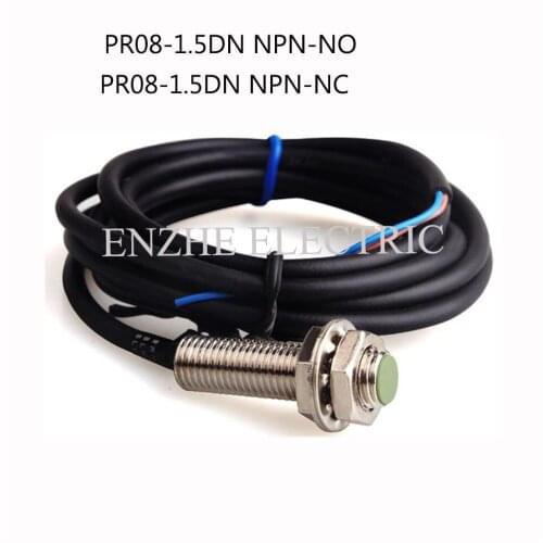 Autonics Approach switch PR08-1.5 M8 NPN NO/NC DC12-24(6-36)V screen shield type set distance 0-1.2mm Sensors autonics series