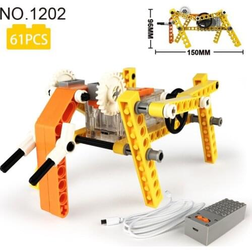 3D Animal Model Series Mechanical Design Principle Electric Elephant Toys Children STEM Educational Toys Compatible Major Brands