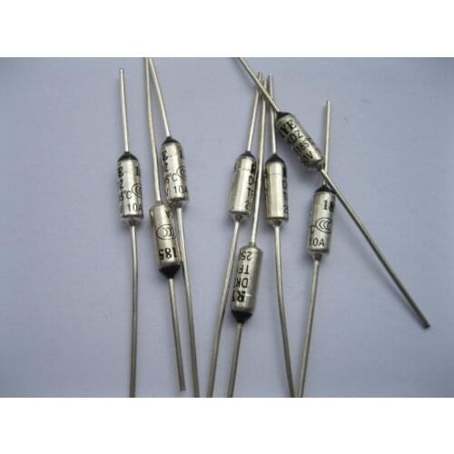 Microtemp Thermal Fuse 185C Cut-off 10A 250V 200 pcs per Lot