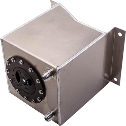 2.5 Gallon / 9.5L Fuel Cell Tank Aluminum Racing Drift W/ Level Sender Oil Tank