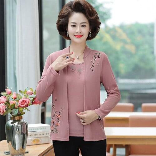 TUOMENGKE Gray Blouses