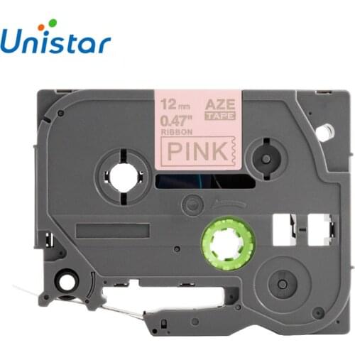 Unistar TZe Satin Ribbon Compatible for Brother TZe-R231 R234 RE34 R534 RE31 TZe-RN34 TZe-RW34 non-adhesive ribbon label maker