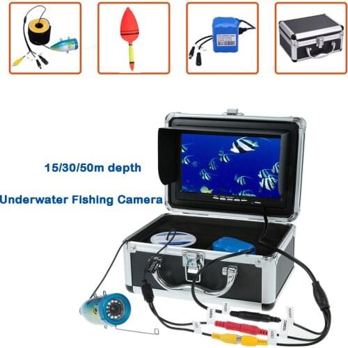38.5mm Underwater Fishing Camera 7" Inch 15M/30M/50M Waterproof Fish Finder Fishing Camera Used For Ice/Sea Fishing