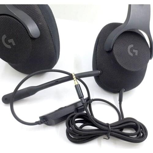 Replacement Headphone Audio Cable for Logitech G233 G433 G PRO X Headphones High Quality 9.14