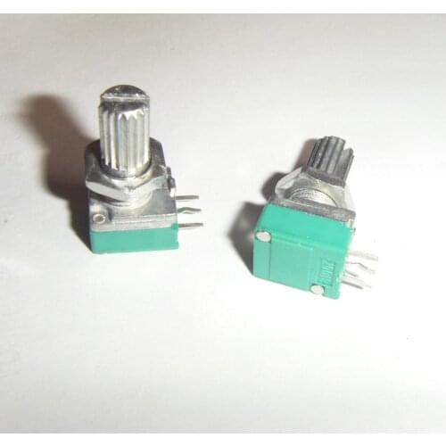 10pcs/lot B100K Audio/Amplifier/Sealed Potentiometer Handle 15MM Single 3Pin 09 Type