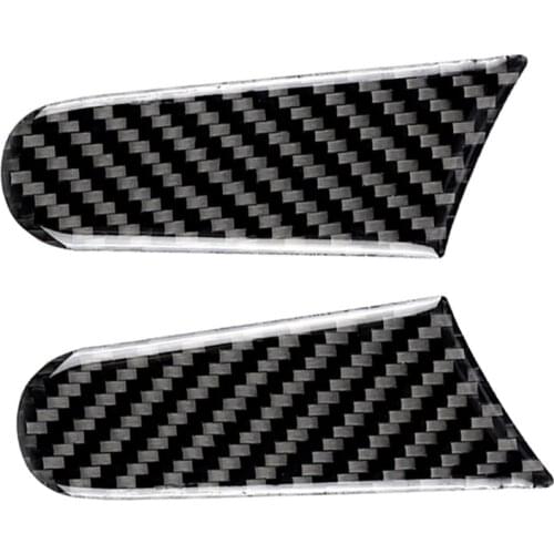 2Pcs/Set Car Exterior Side Rearview Mirror Cover Decoration Trim Sticker Decal for -Porsche Macan 14-19