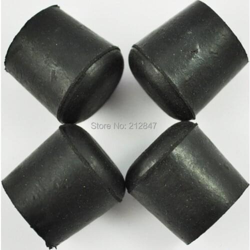 4pcs 18/19/20/22/25/28/30/32/38/50/76mm Hole Dia Rubber Cone Design Cover Furniture Table Chair Leg Protector Feet Pads Tip