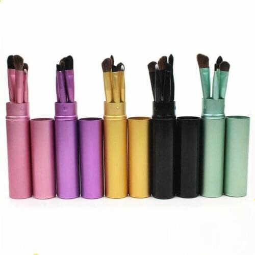 5 COLOR 5pcs Professional pony Hair Eyeshadow Brushes Set eyes 'brushes Kits lipstick Makeup Brushes Eye Makeup Tool