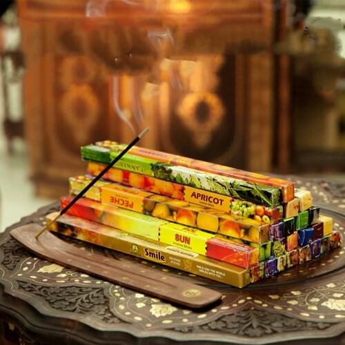 8pcs/lot Tibetan 22 Cm India Stick Incenses White Sage Sandalwood Natural Household Indoor Clean Air Indian Incense Sticks