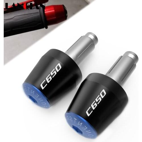 CNC Billet Aluminum Motorbike HBAR END CAP Handle Bar Cap End Plugs For BMW C650SPORT C650GT 2011 2012 2013 2014 2015 2016 2017