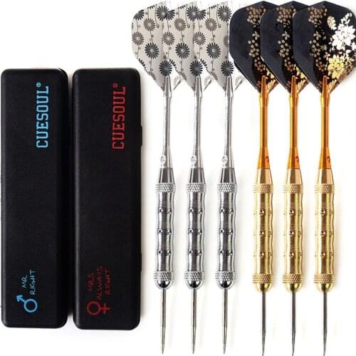Valentines Day CUESOUL 6 Pcs 21g Couples Package Steel Tip Darts