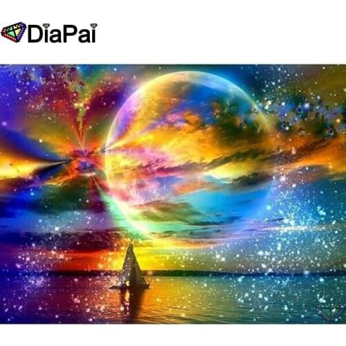 DIAPAI Diamond Painting 5D DIY 100% Full Square/Round Drill "Color landscape" Diamond Embroidery Cross Stitch 3D Decor A25021